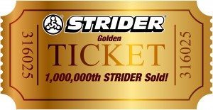 Vector illustration of gold ticket