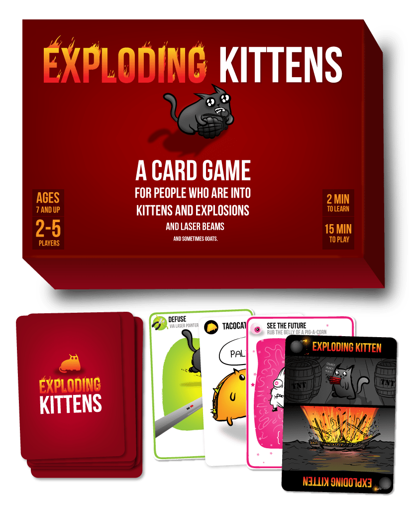 EXPLODING KITTENS CARD GAME